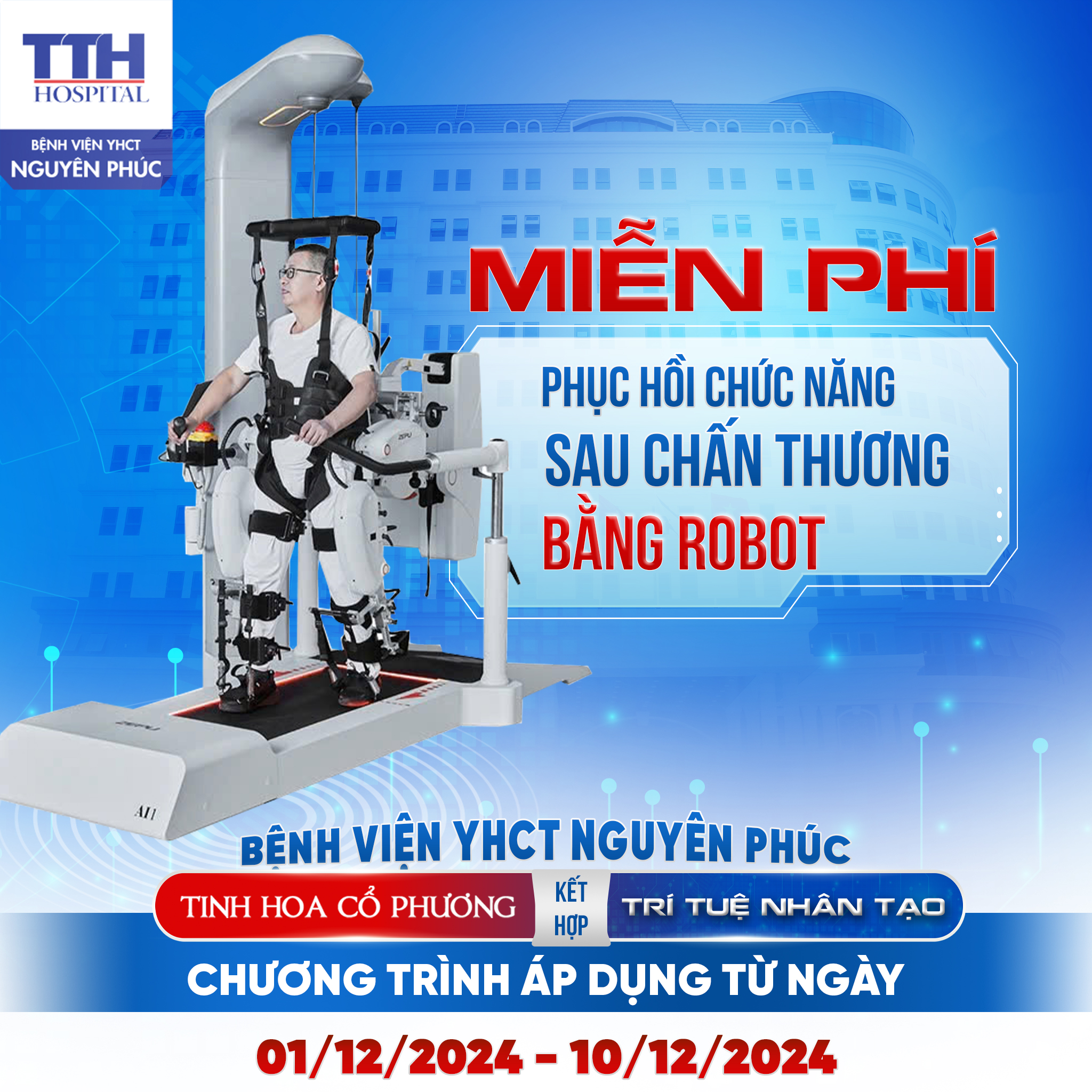 CÔNG NGHỆ MỚI: ỨNG DỤNG ROBOT TRONG PHỤC HỒI CHỨC NĂNG SAU PHẪU THUẬT TÁI TẠO DÂY CHẰNG CHÉO